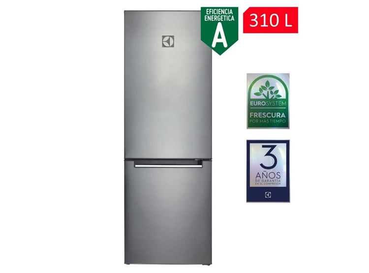 REFRIGERADORA ELECTROLUX BOTTOM FREEZER 310 LITROS ERT32G2KSQS - 1