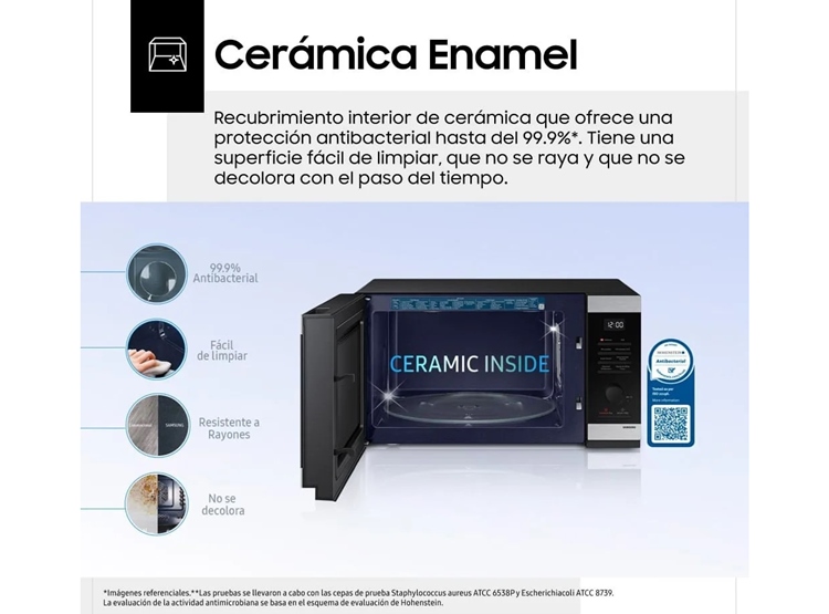 HORNO MICROONDAS CHEFF SAMSUNG 32L MG32DG4524AGPE CON DORADOR - 6