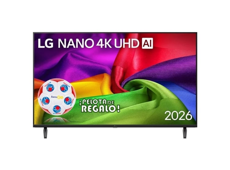TELEVISOR LG 85' NANO 4K UHD AI SMART TV 85NU800BPSB 2026 + PELOTA GRATIS - 1