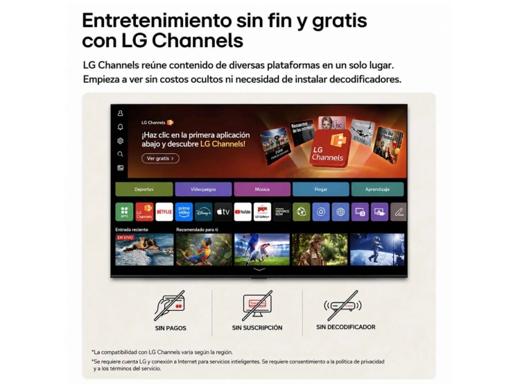 TELEVISOR LG 85' NANO 4K UHD AI SMART TV 85NU800BPSB 2026 + PELOTA GRATIS - 8