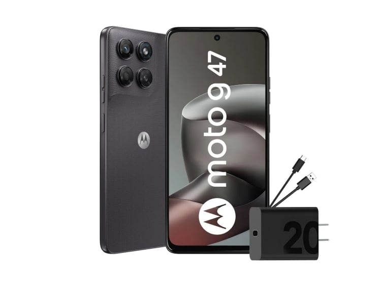 CELULAR MOTOROLA G47 6.7” 4GB RAM 128GB GRIS DESBLOQUEADO - 1