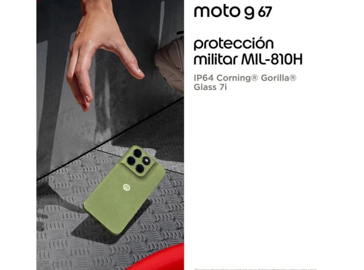 CELULAR MOTOROLA G67 6.8” 4GB RAM 256GB GRIS DESBLOQUEADO - 7