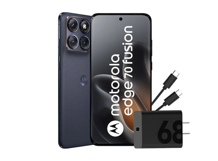 CELULAR MOTOROLA EDGE 70 FUSION 6.8” 8GB RAM 256GB AZUL DESBLOQUEADO - 1