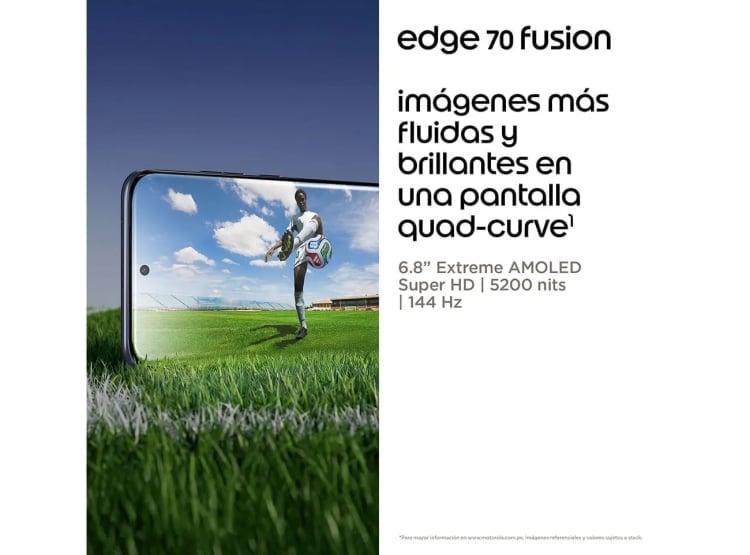 CELULAR MOTOROLA EDGE 70 FUSION 6.8” 8GB RAM 256GB AZUL DESBLOQUEADO - 8