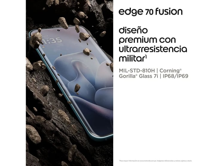 CELULAR MOTOROLA EDGE 70 FUSION 6.8” 8GB RAM 256GB AZUL DESBLOQUEADO - 9