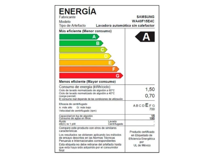 LAVADORA SAMSUNG ECOBUBBLE 15KG GRIS GRAFITO WA40F15E4CPE - 9