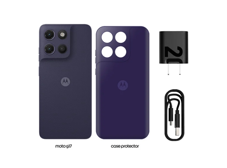 CELULAR MOTOROLA G17 6.8” 4GB RAM 128GB ARANDANO DESBLOQUEADO - 4