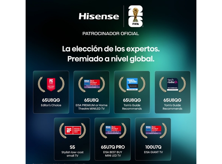 TELEVISOR HISENSE HI-QLED 4K MATE 55' 55QD68SG GOOGLE TV (2026) + PELOTA GRATIS - 7