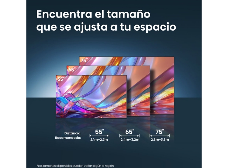 TELEVISOR HISENSE HI-QLED 4K MATE 55' 55QD68SG GOOGLE TV (2026) + PELOTA GRATIS - 8