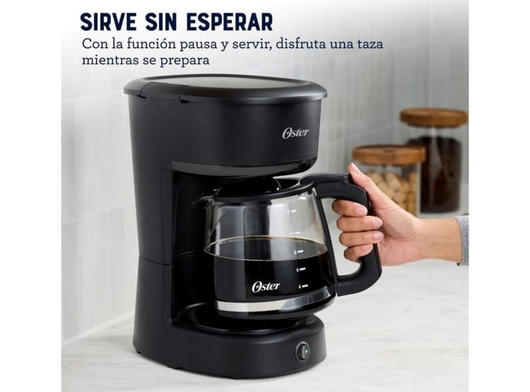 CAFETERA OSTER 12TZ DE FILTRO REUTILIZABLE BVSTDCS121B-053 - 4