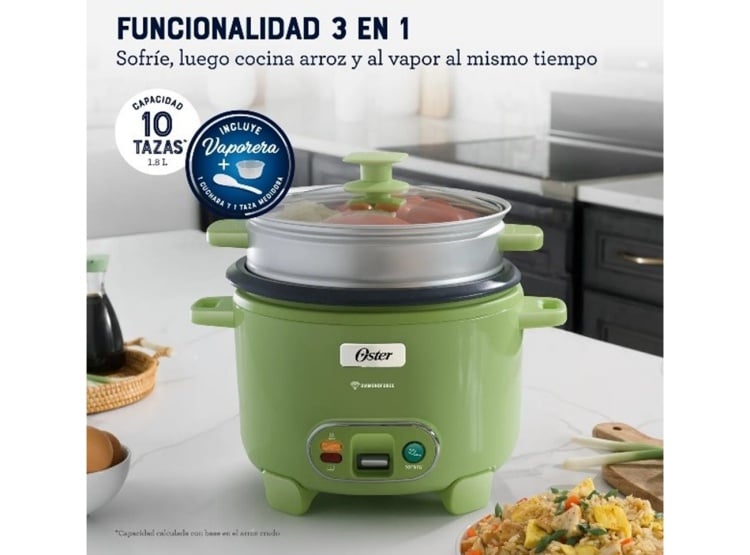 OLLA ARROCERA OSTER 1.8L C/VAPORERA CKSTRC10DFGRN-053 - 5