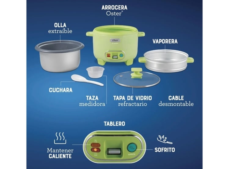 OLLA ARROCERA OSTER 1.8L C/VAPORERA CKSTRC10DFGRN-053 - 6