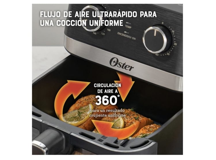 FREIDORA DE AIRE MANUAL OSTER 6L CKSTAF60WMDF-053 - 5