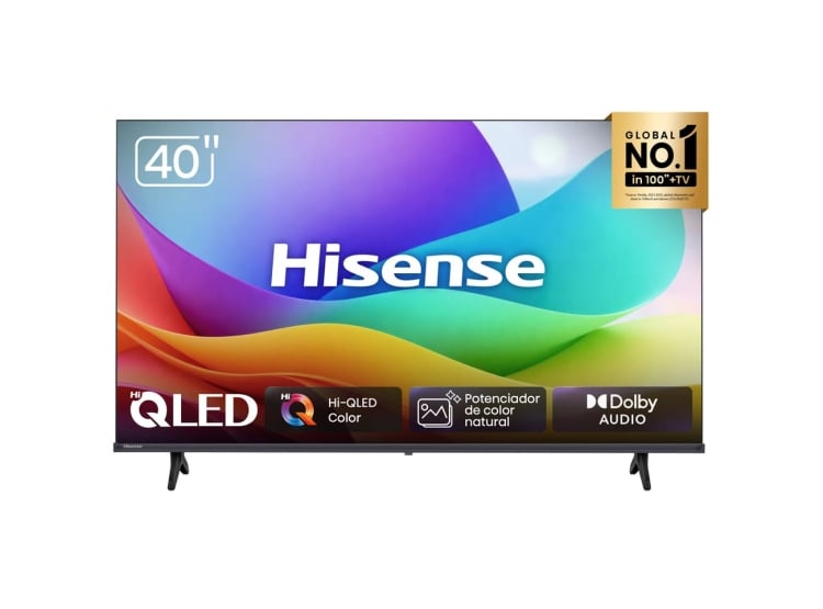 TELEVISOR SMART TV HISENSE 40Q4SV QLED FHD - 1