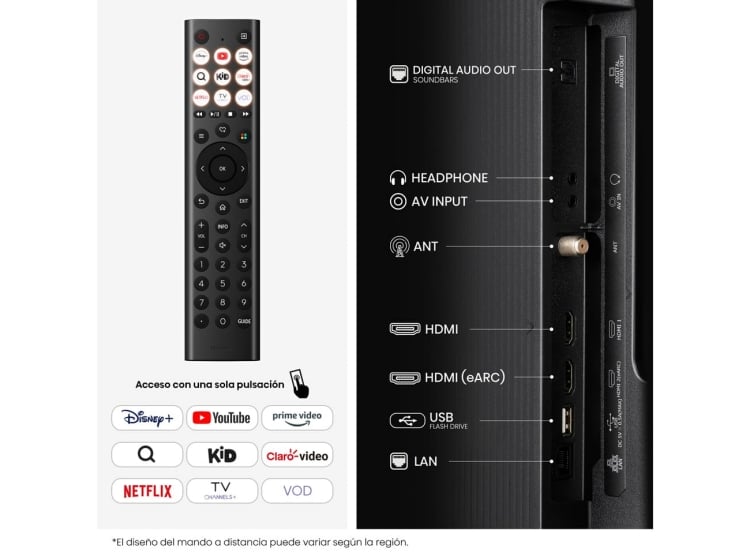 TELEVISOR SMART TV HISENSE 40Q4SV QLED FHD - 9