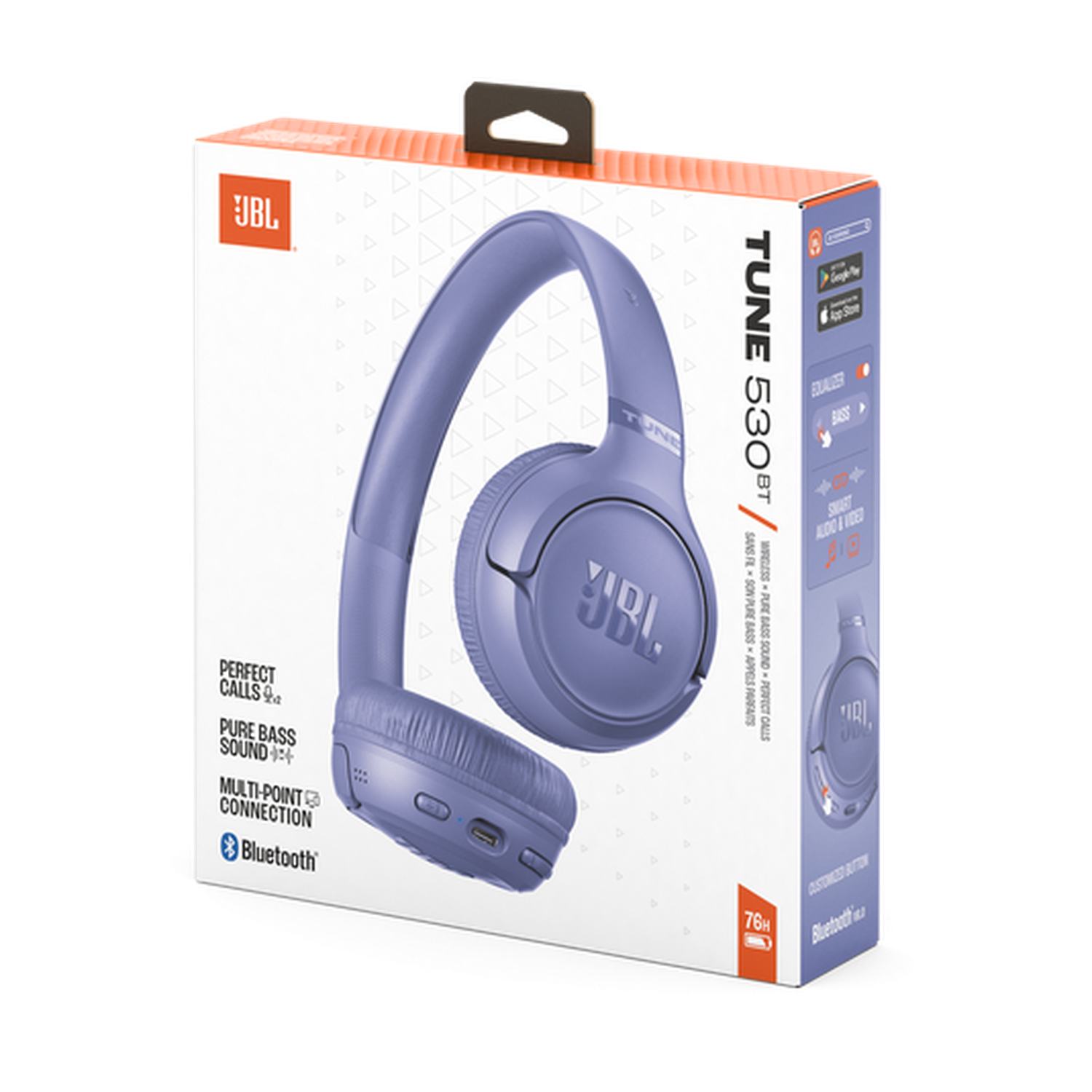 AUDIFONOS BLUETOOTH JBL TUNE 530 BT VIOLETA - 9