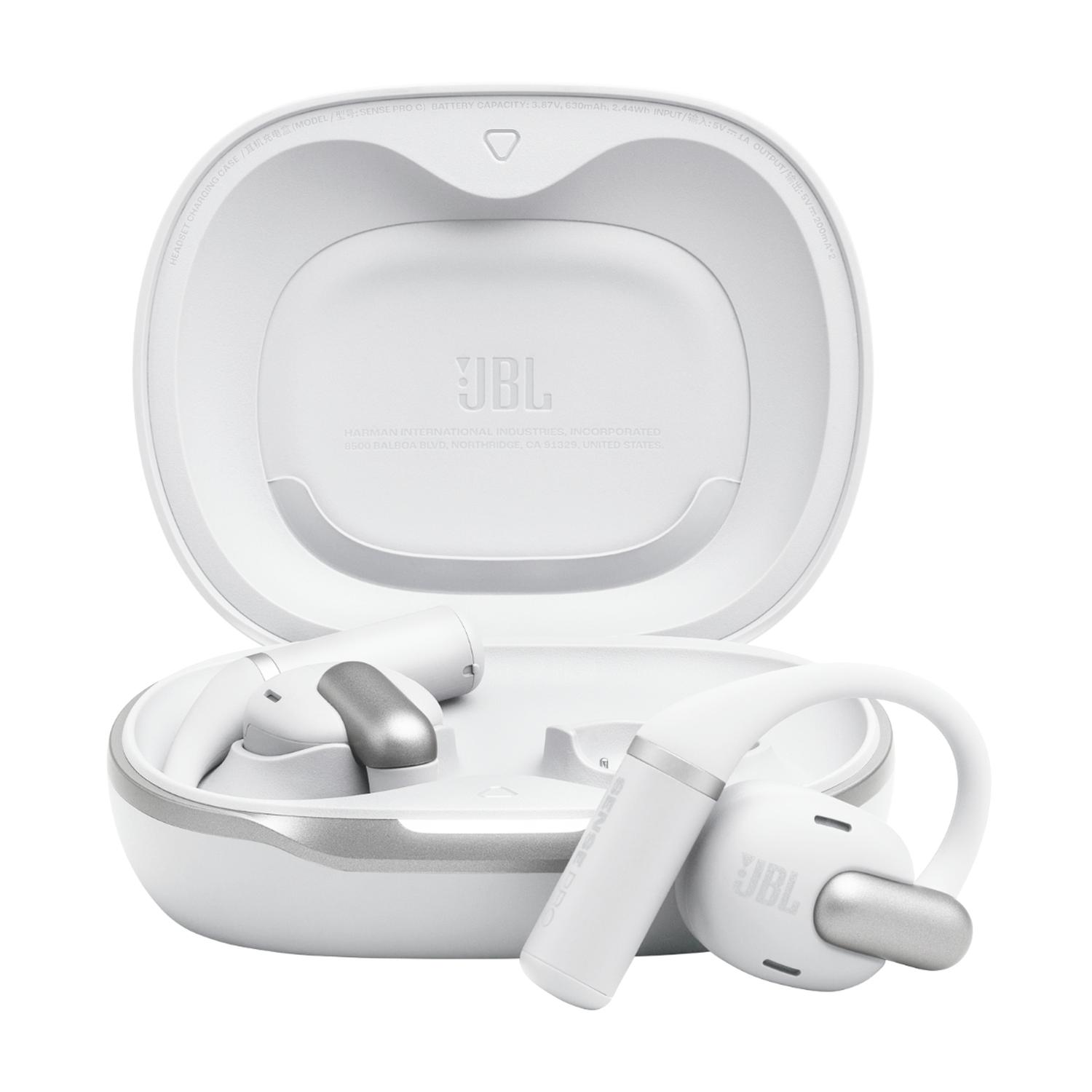 JBL HEADPHONES TWS EAR HOOK SENSE PRO WHITE - 1