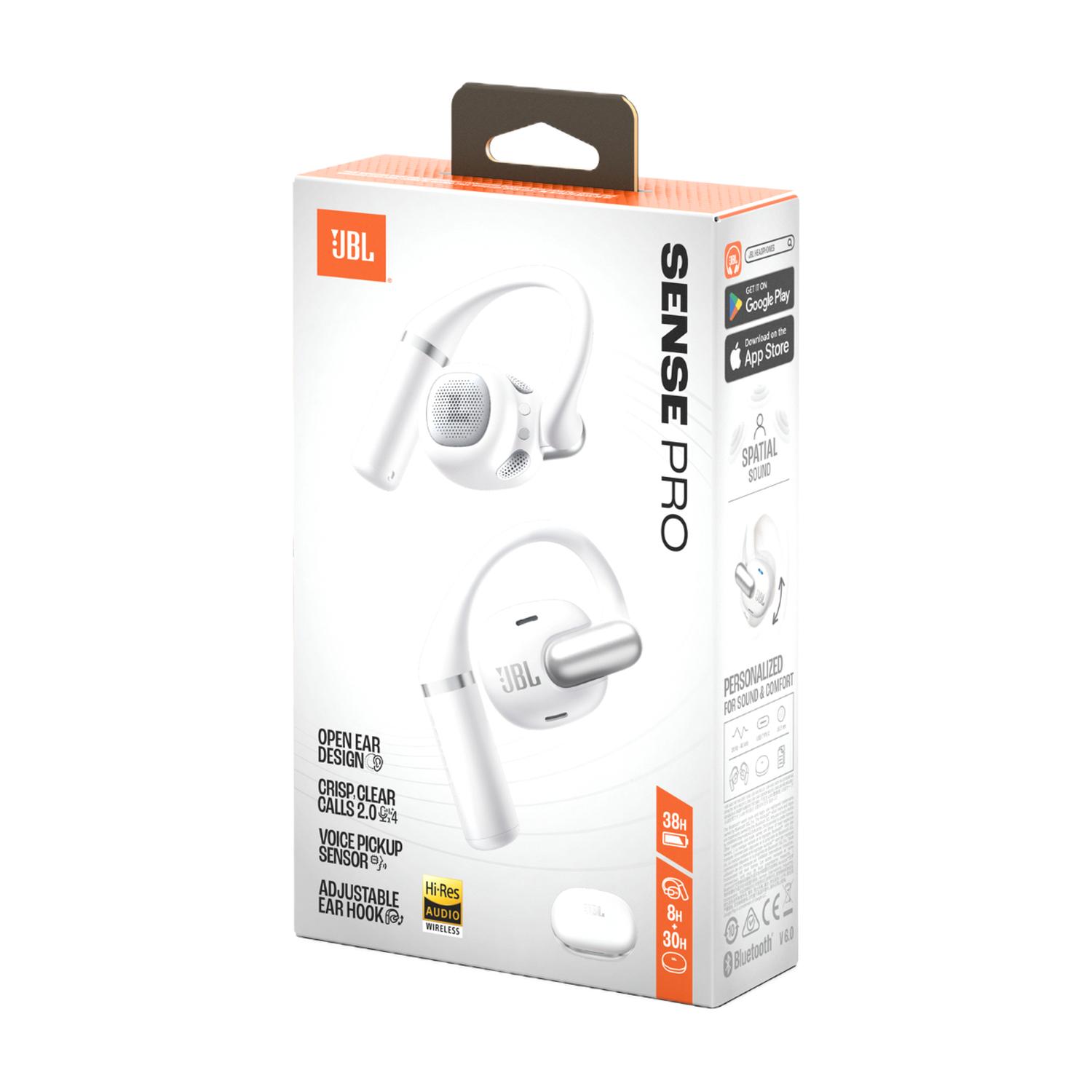 JBL HEADPHONES TWS EAR HOOK SENSE PRO WHITE - 8