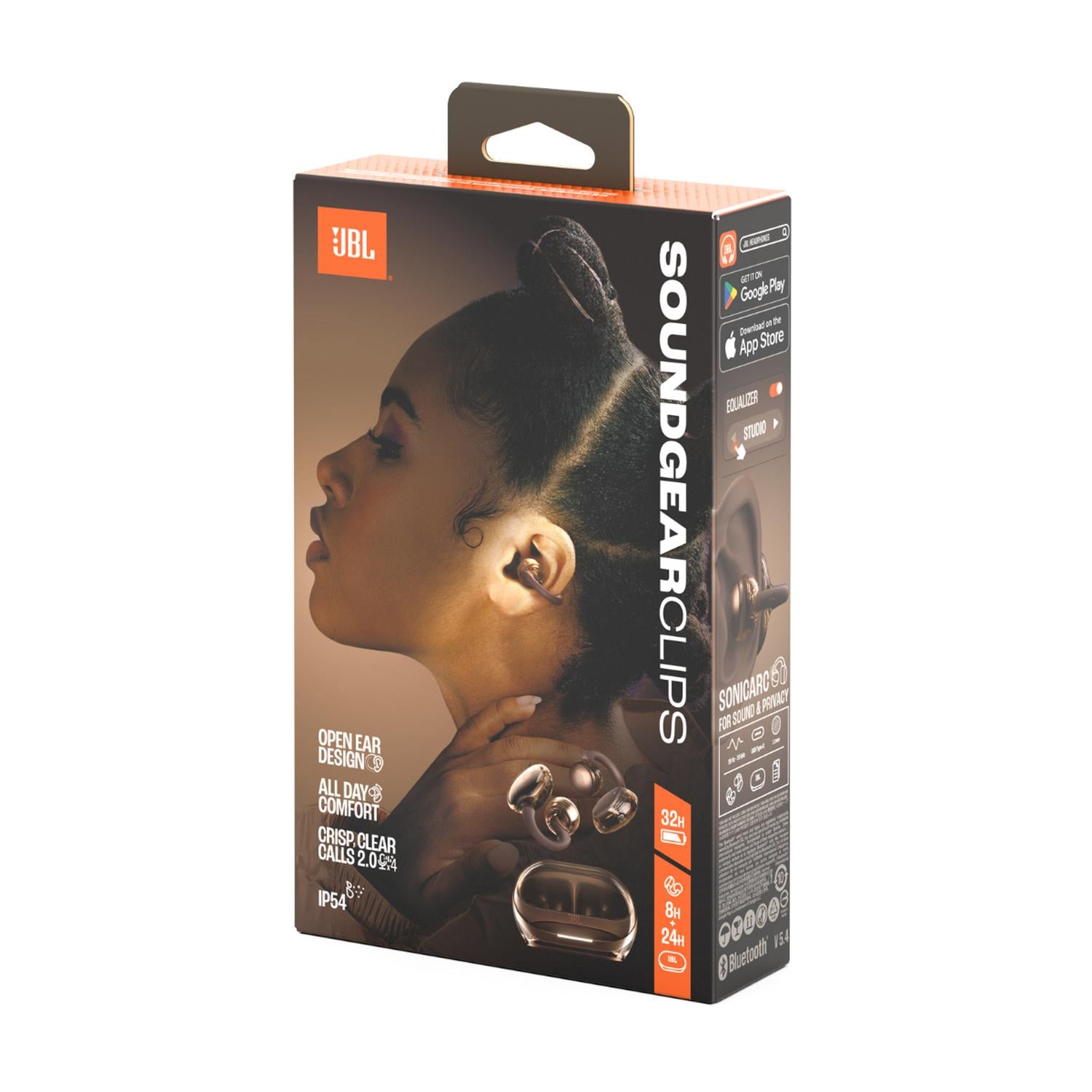 JBL HEADPHONES TWS EAR CUFF SOUNDGEAR CLIPS COPPER - 6