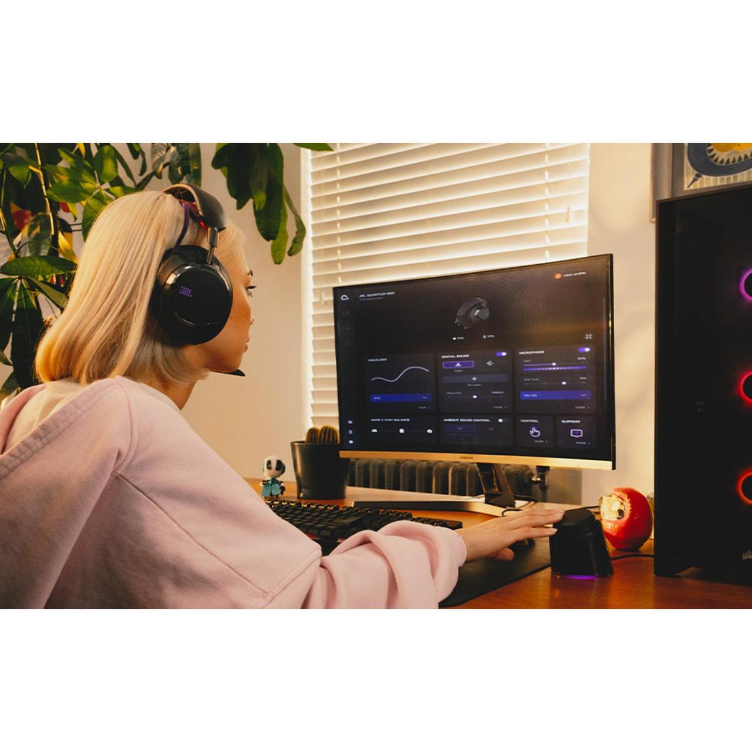 JBL QUANTUM 950 GAMING HEADPHONES BLACK - 8
