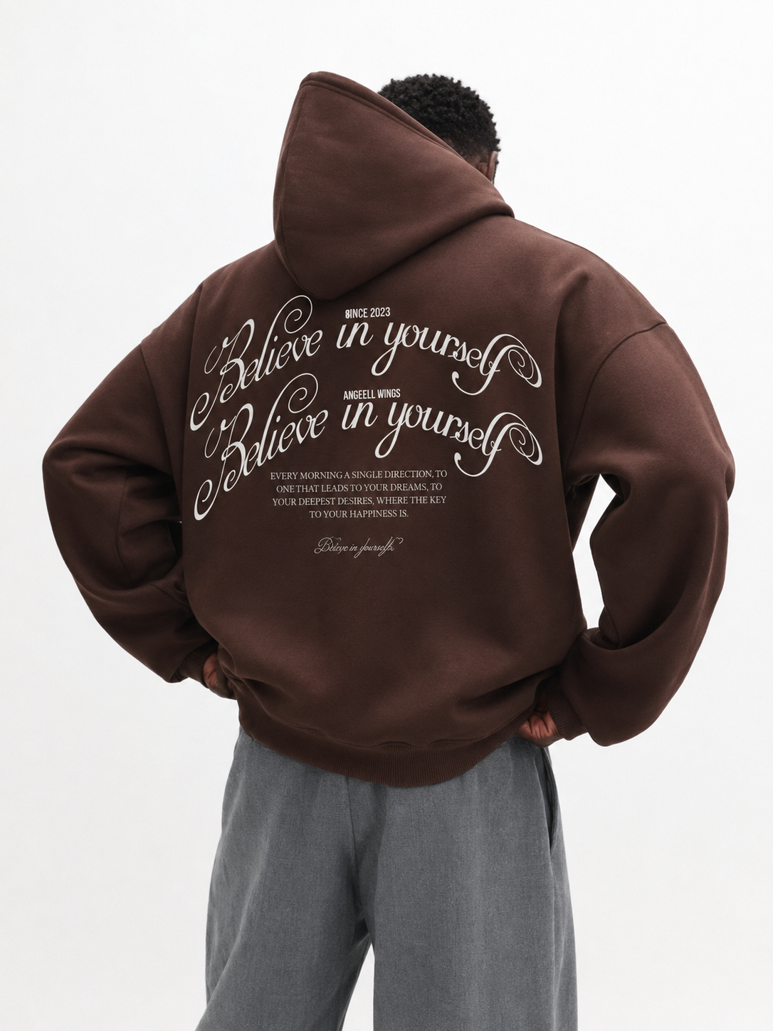POLERA BELIEVE OVERSIZE UNISEX ANGEELL WINGS. - 1