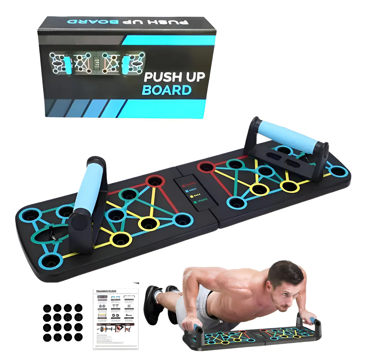TABLA DE FLEXIONES PUSH-UP EJERCICIOS MULTIFUNCIÓN - 1