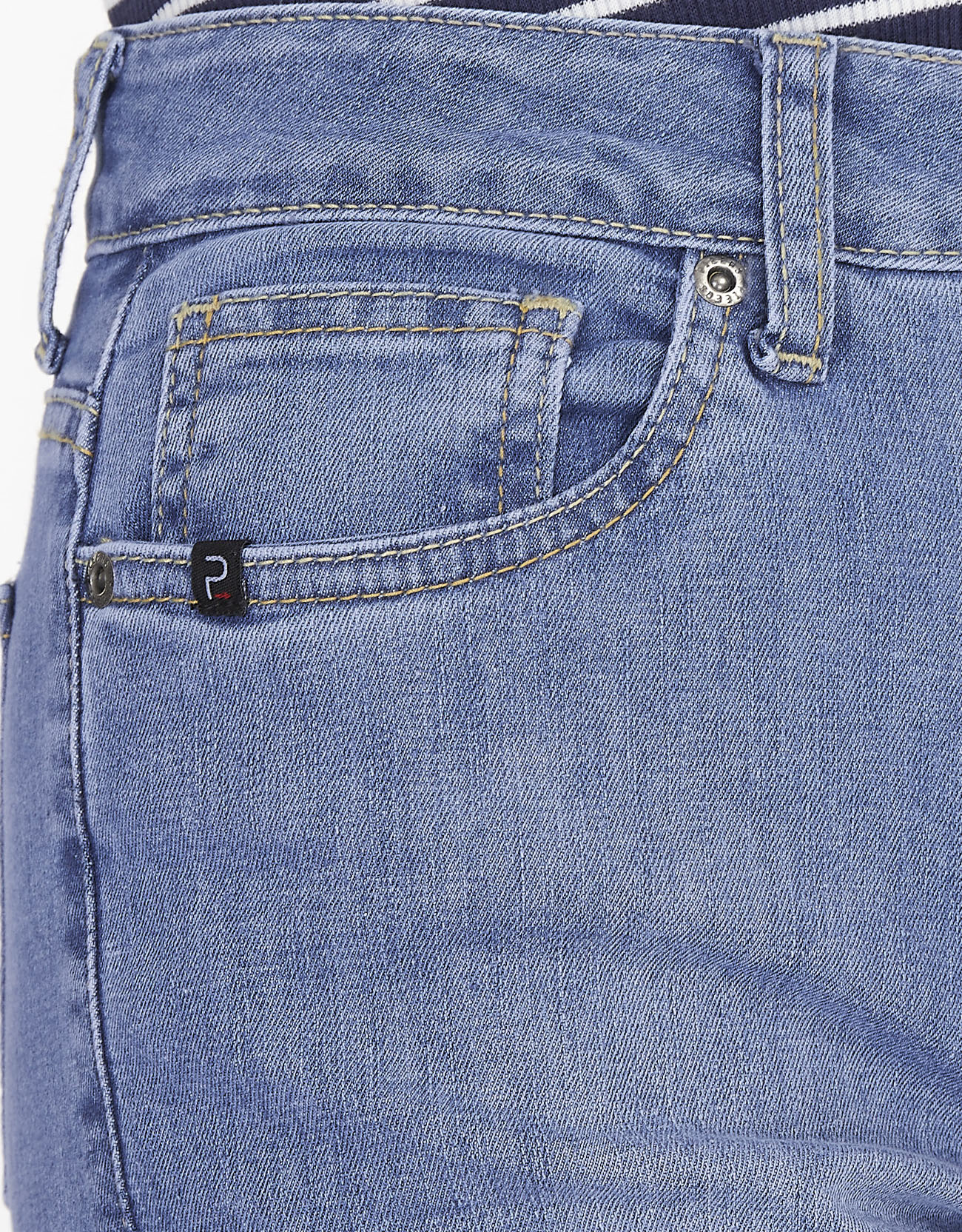 JEANS MUJER PIEERS AZUL KALILA PANTALÓN TIRO ALTO WIDE LEG - 3