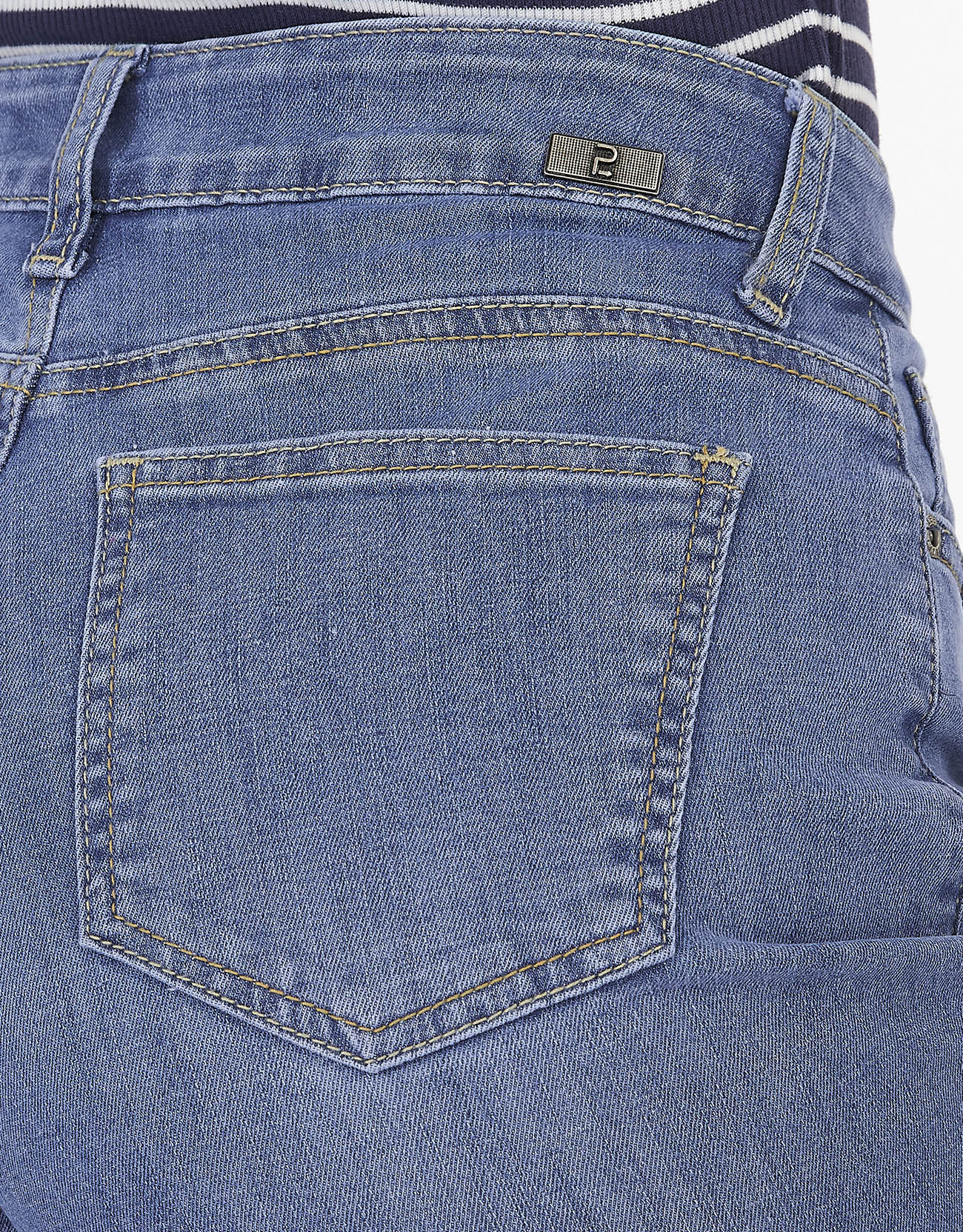 JEANS MUJER PIEERS AZUL KALILA PANTALÓN TIRO ALTO WIDE LEG - 4