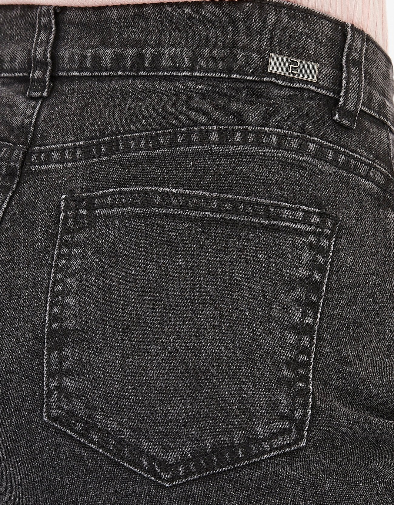 JEANS MUJER PIEERS NEGRO KALILA PANTALÓN TIRO ALTO WIDE LEG - 4