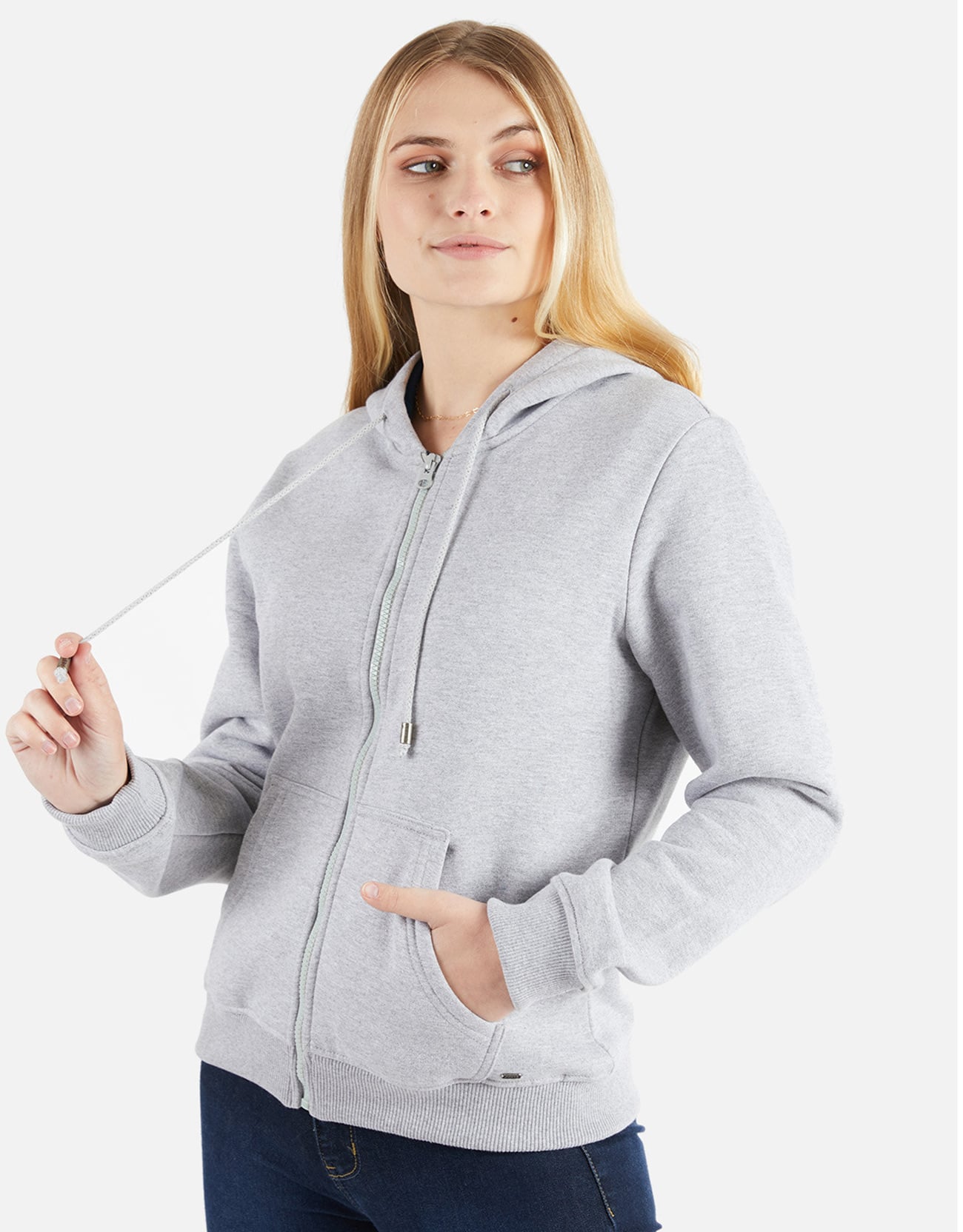 POLERA MUJER PIEERS GRIS BELEX REGULAR FIT - 1