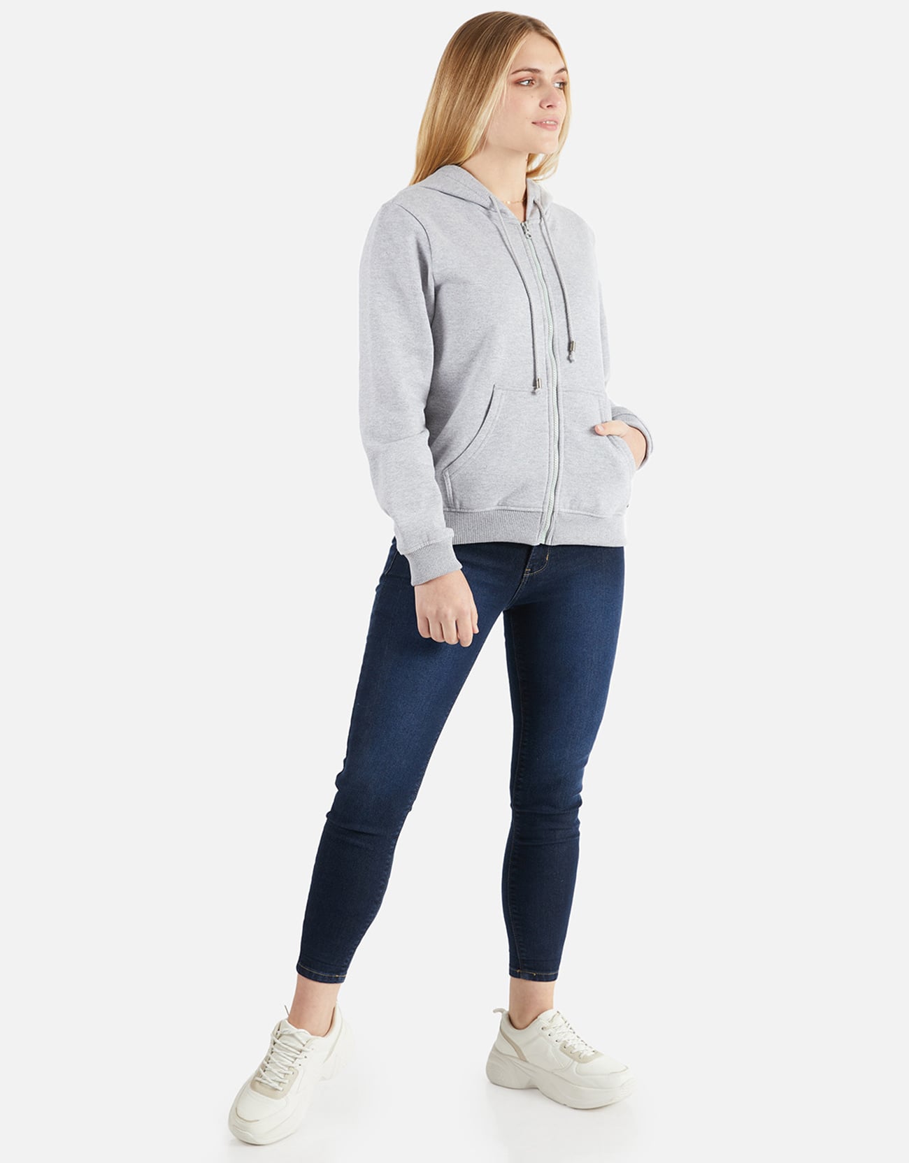 POLERA MUJER PIEERS GRIS BELEX REGULAR FIT - 4
