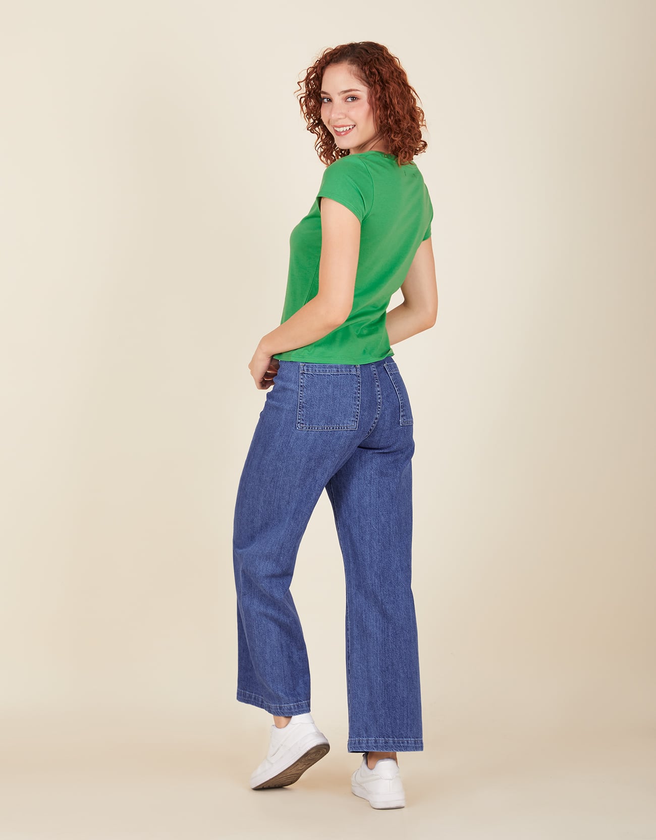 POLO ALGODÓN MUJER NEW WAVE VERDE SLIM FIT - 4