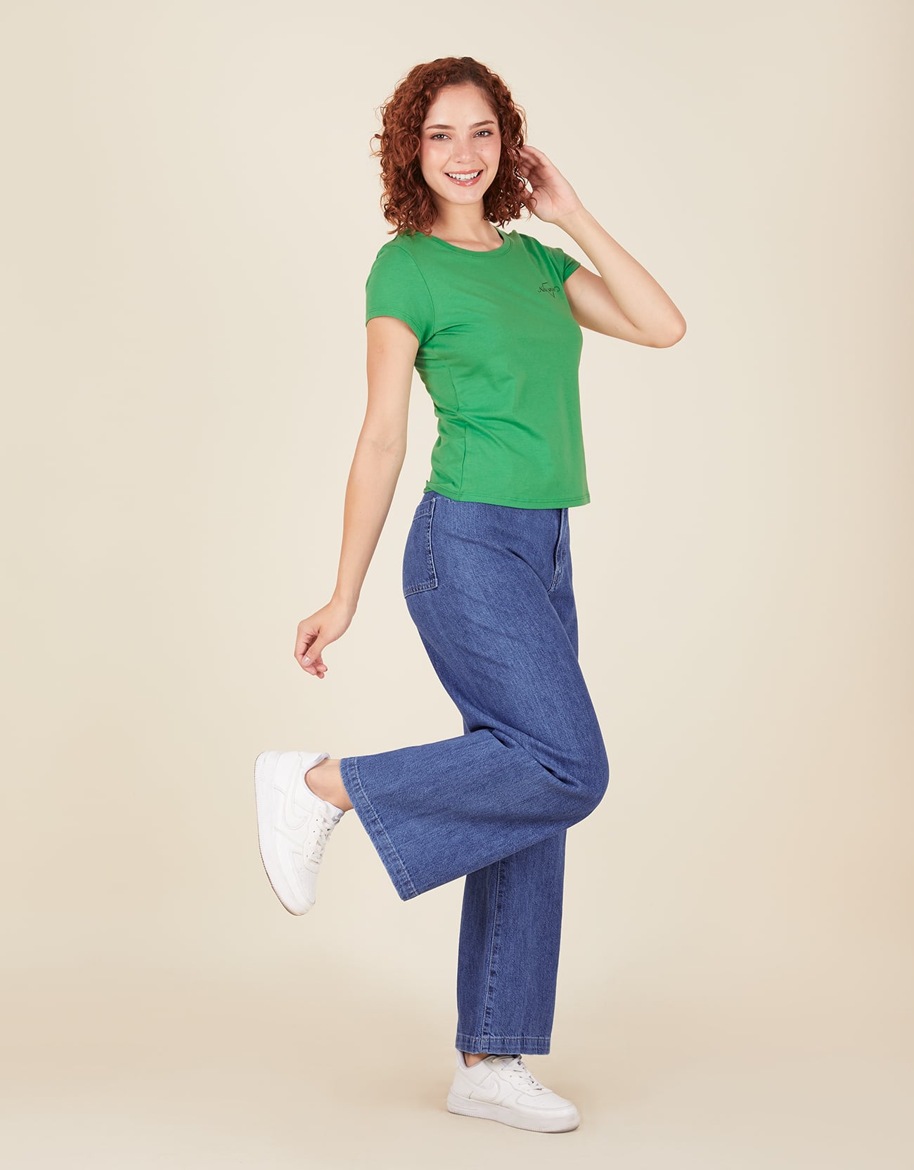 POLO ALGODÓN MUJER NEW WAVE VERDE SLIM FIT - 5