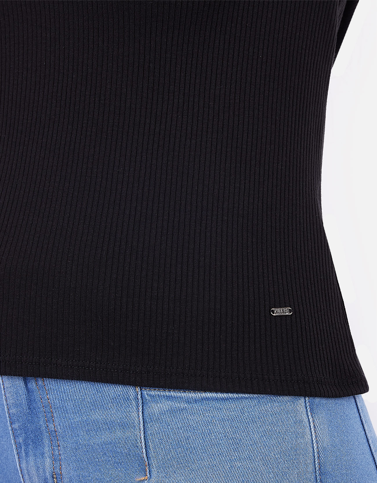 POLO MUJER PIEERS NEGRO MIRAGE SLIM FIT - 3