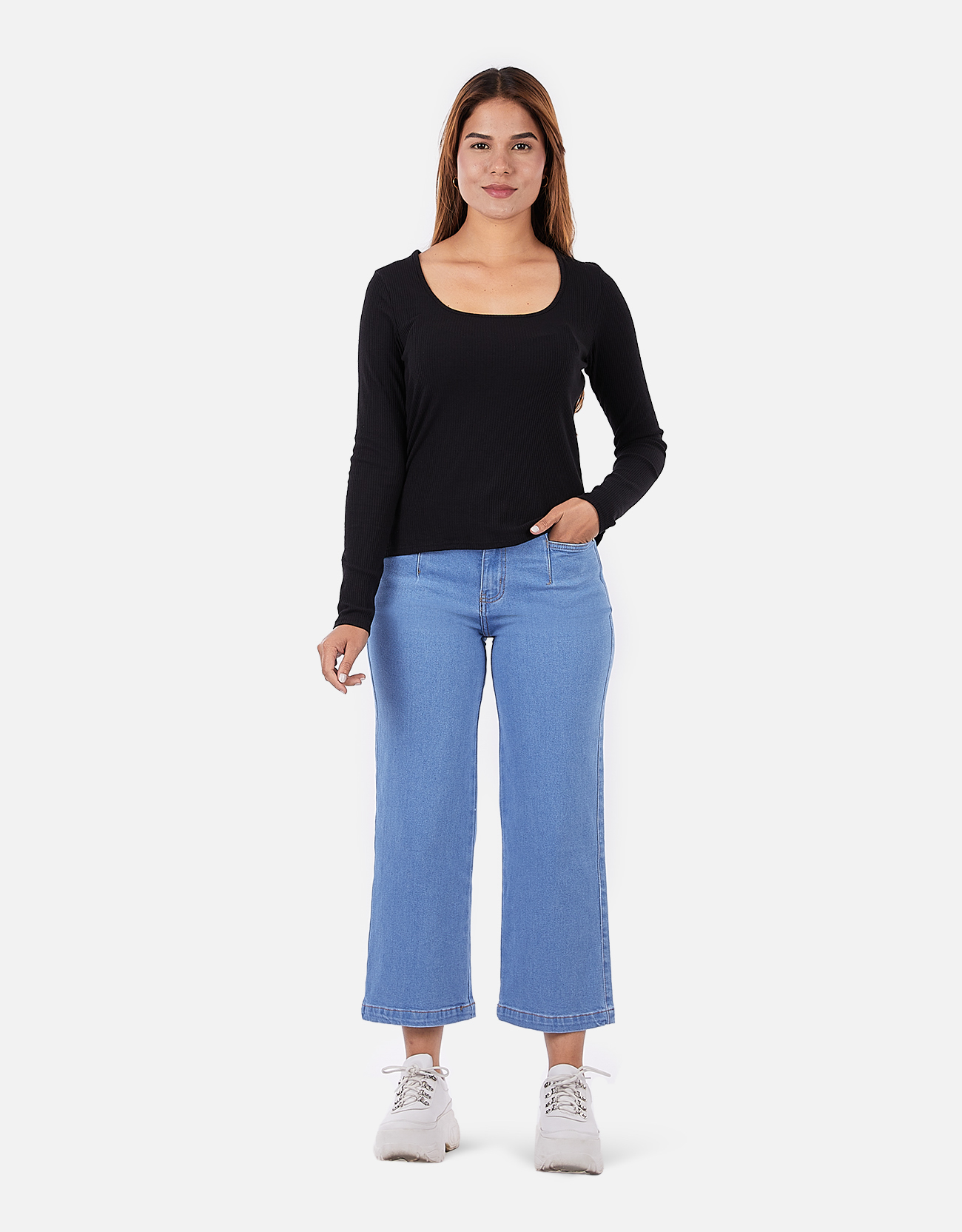 POLO MUJER PIEERS NEGRO MIRAGE SLIM FIT - 4