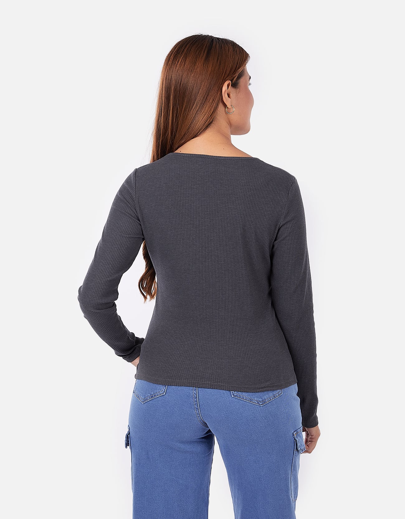 POLO MUJER PIEERS GRIS OSCURO MIRAGE SLIM FIT - 2