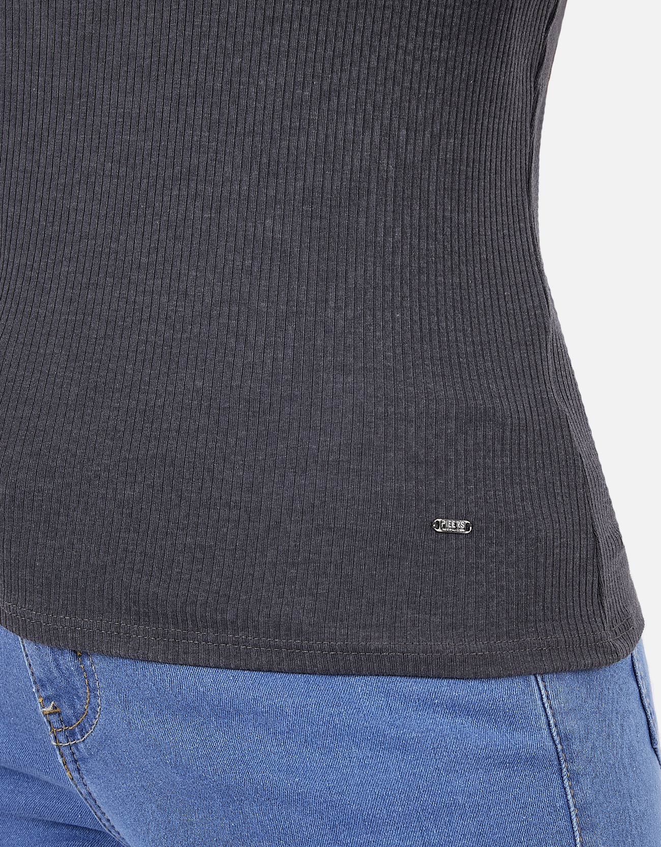 POLO MUJER PIEERS GRIS OSCURO MIRAGE SLIM FIT - 3