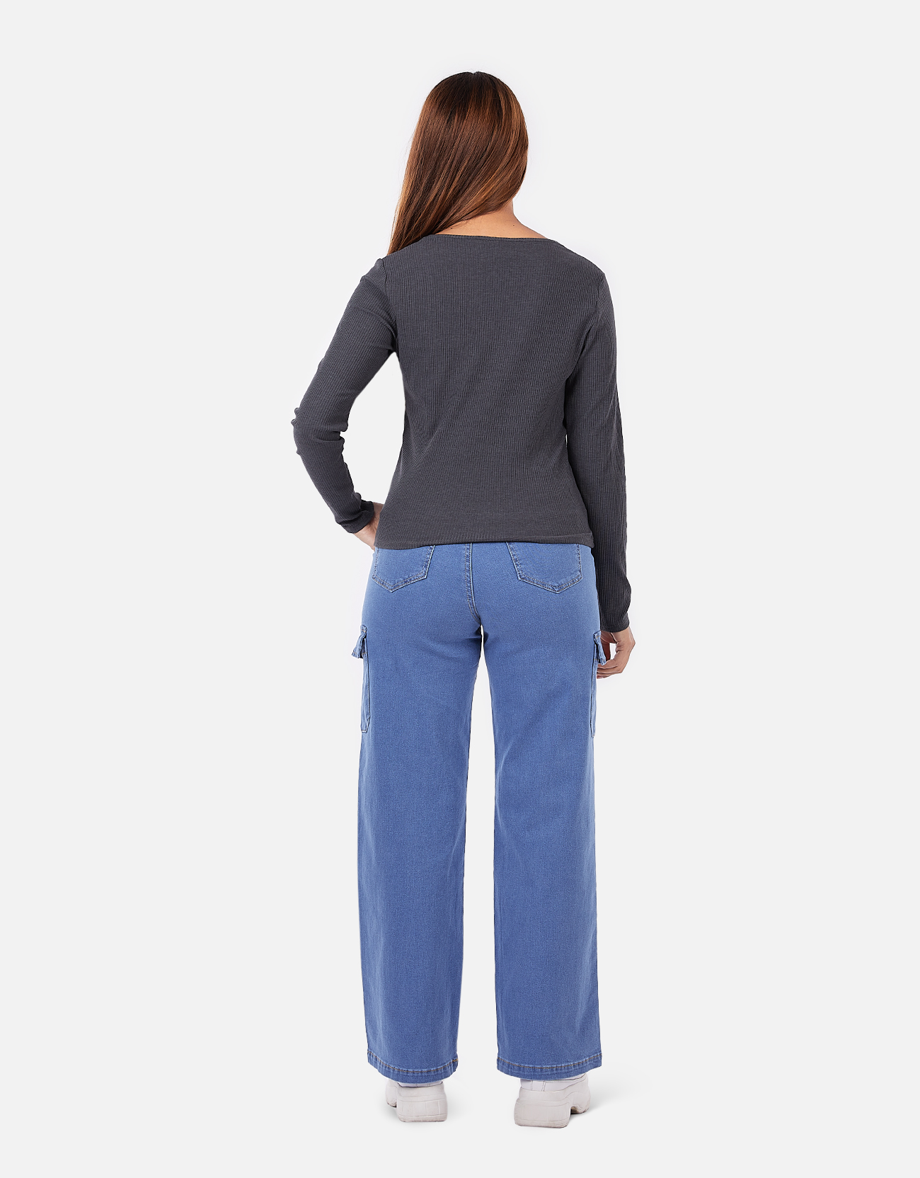 POLO MUJER PIEERS GRIS OSCURO MIRAGE SLIM FIT - 5