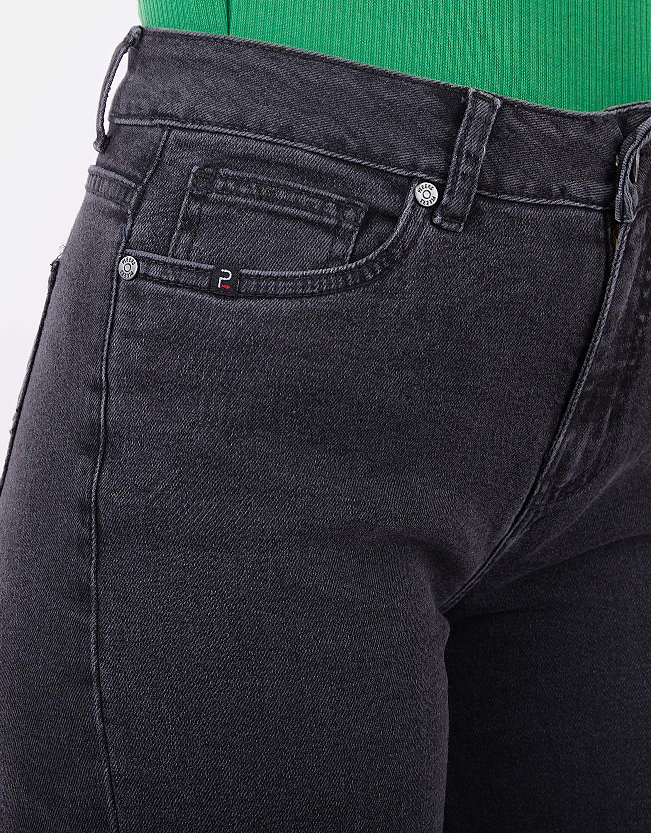 JEANS MUJER PIEERS GRIS PANTALÓN KALILA TIRO ALTO - 3