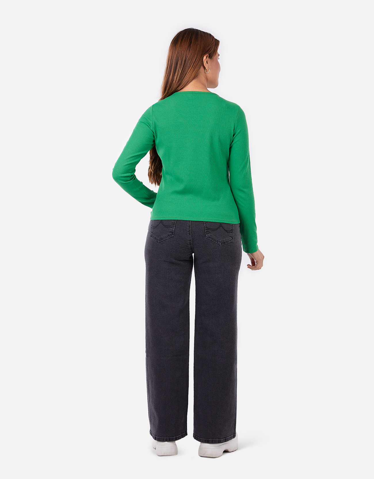 JEANS MUJER PIEERS GRIS PANTALÓN KALILA TIRO ALTO - 5
