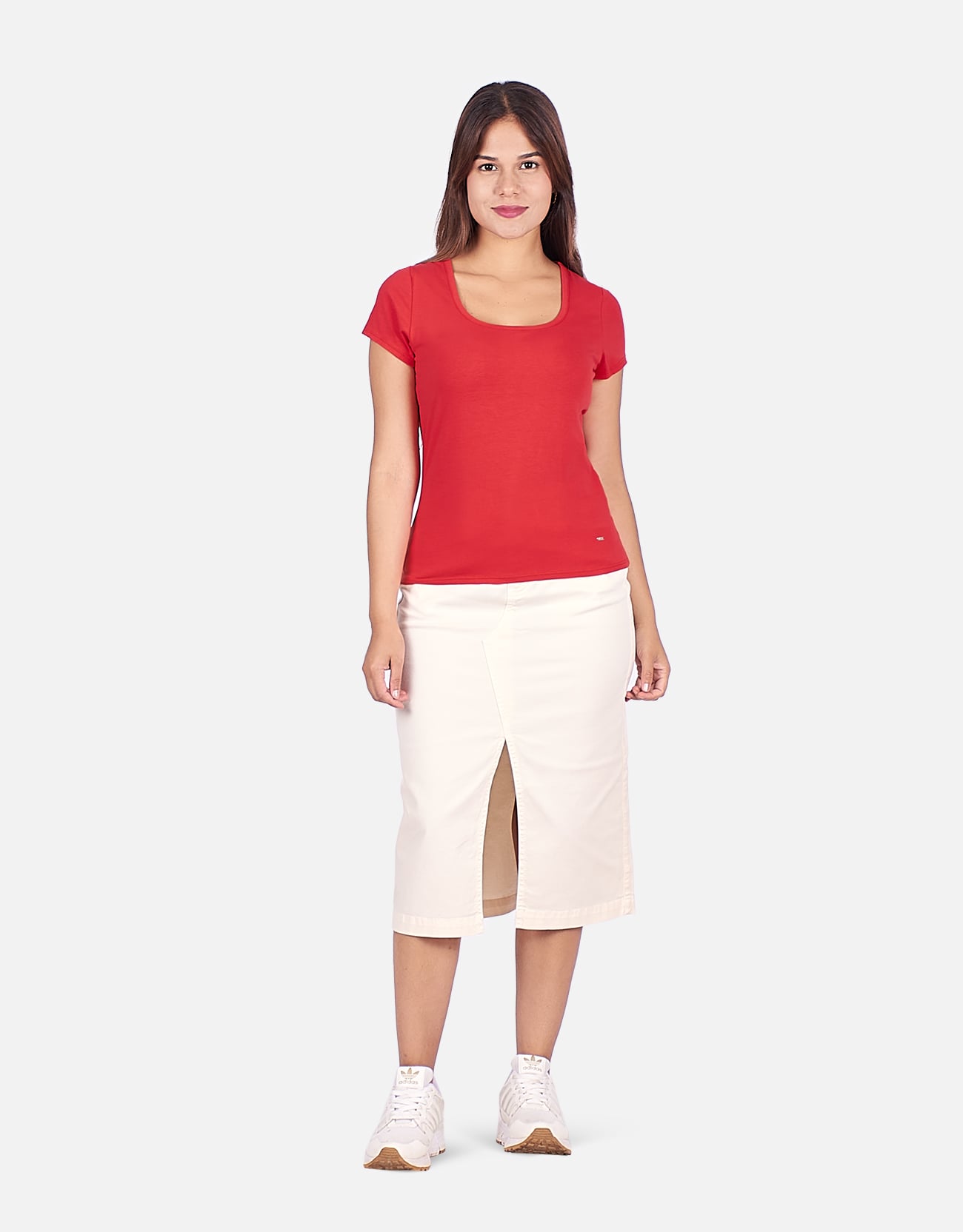 FALDA MUJER PIEERS HUESO YORLE TIRO ALTO - 4