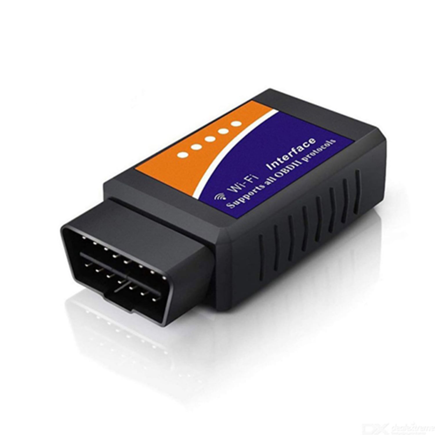 ESCANER BLUETOOTH ELM327 OBD2 V2.1 AUTOMOTRIZ SCANNER NEGRO - 1