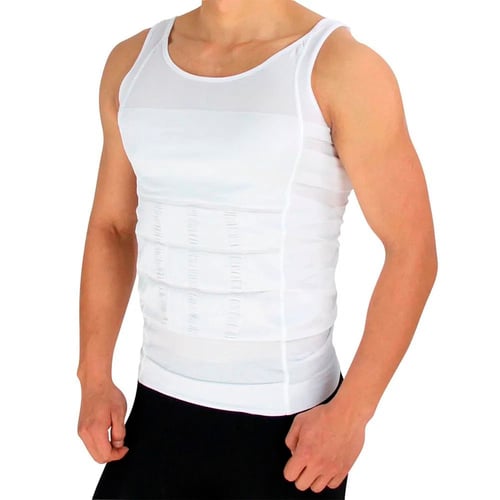 CAMISETA FAJA REDUCTORA REMODELA ABDOMEN HOMBRES MEDIDAS BIVIDI TALLA M - 1
