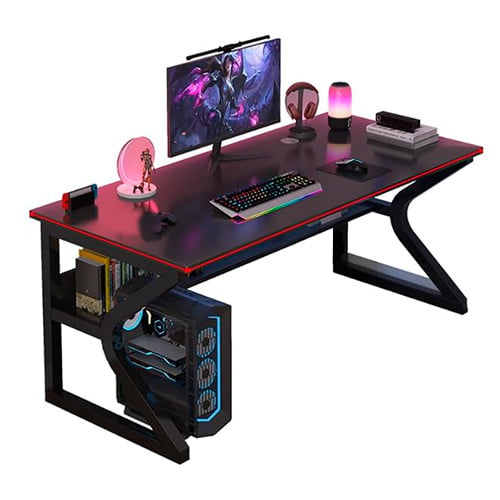 ESCRITORIO GAMER MODERNO PARA PC Y CONSOLA ERGONÓMICO - 1