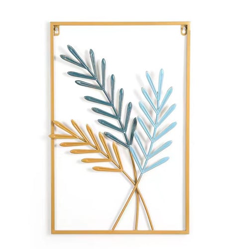 ADORNO DE PARED DE METAL – ESTILO ELEGANTE PARA TU HOGAR N2 - 1