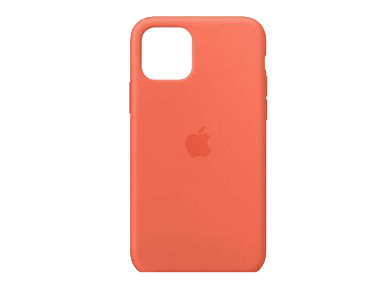 FUNDA SILICONE CASE IPHONE 12 PRO MAX - NARANJA - 1