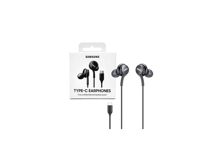 AUDÍFONOS SAMSUNG IN-EAR AKG TIPO C ORIGINAL NEGRO - 1