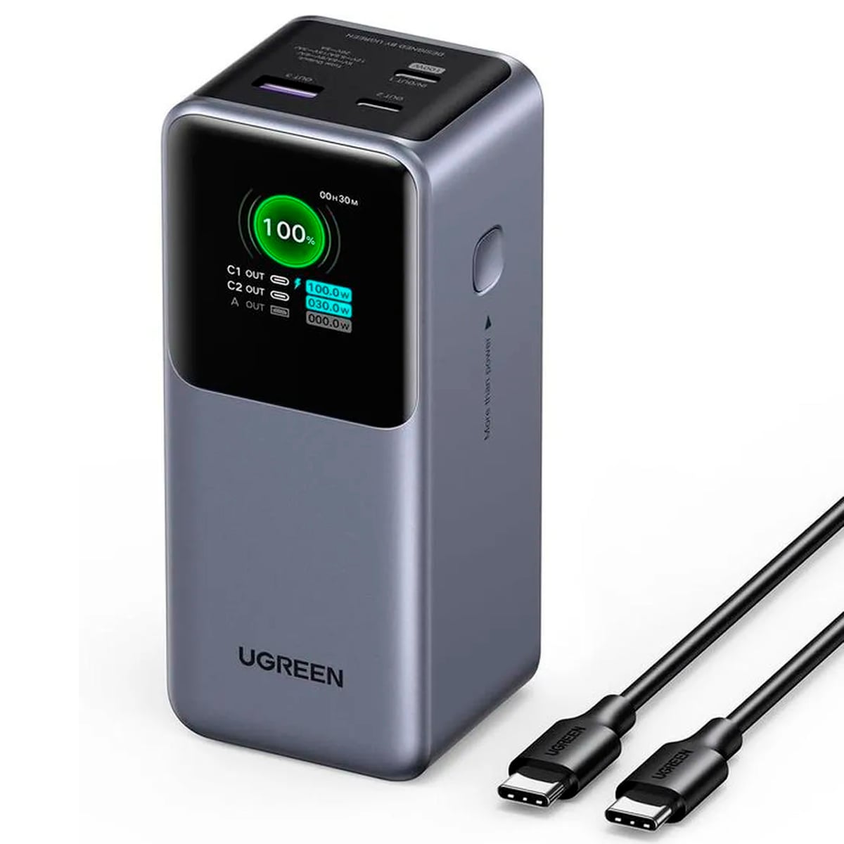 POWER BANK UGREEN NEXODE 20000MAH CARGA RAPIDA 130W PB721 - 1