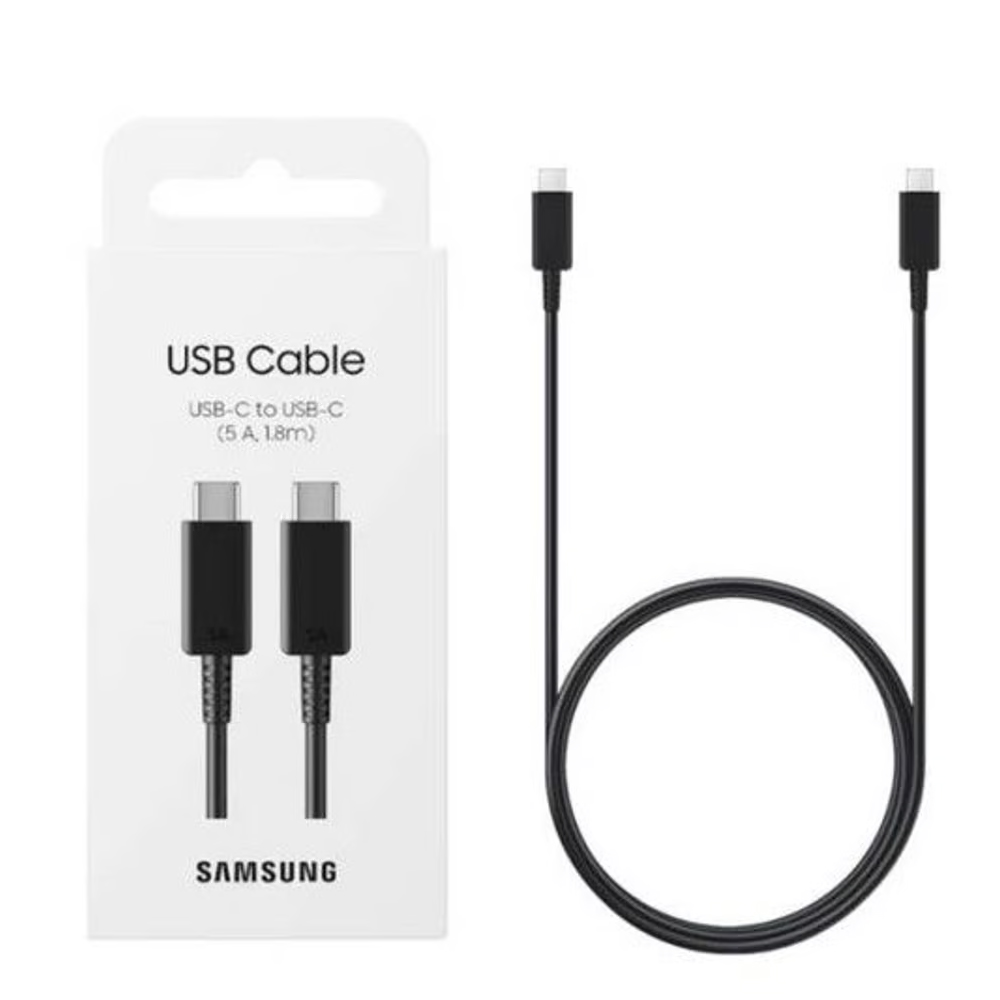 CABLE SAMSUNG TIPO C A TIPO C 180CM PARA Z FOLD 7 NEGRO - 2