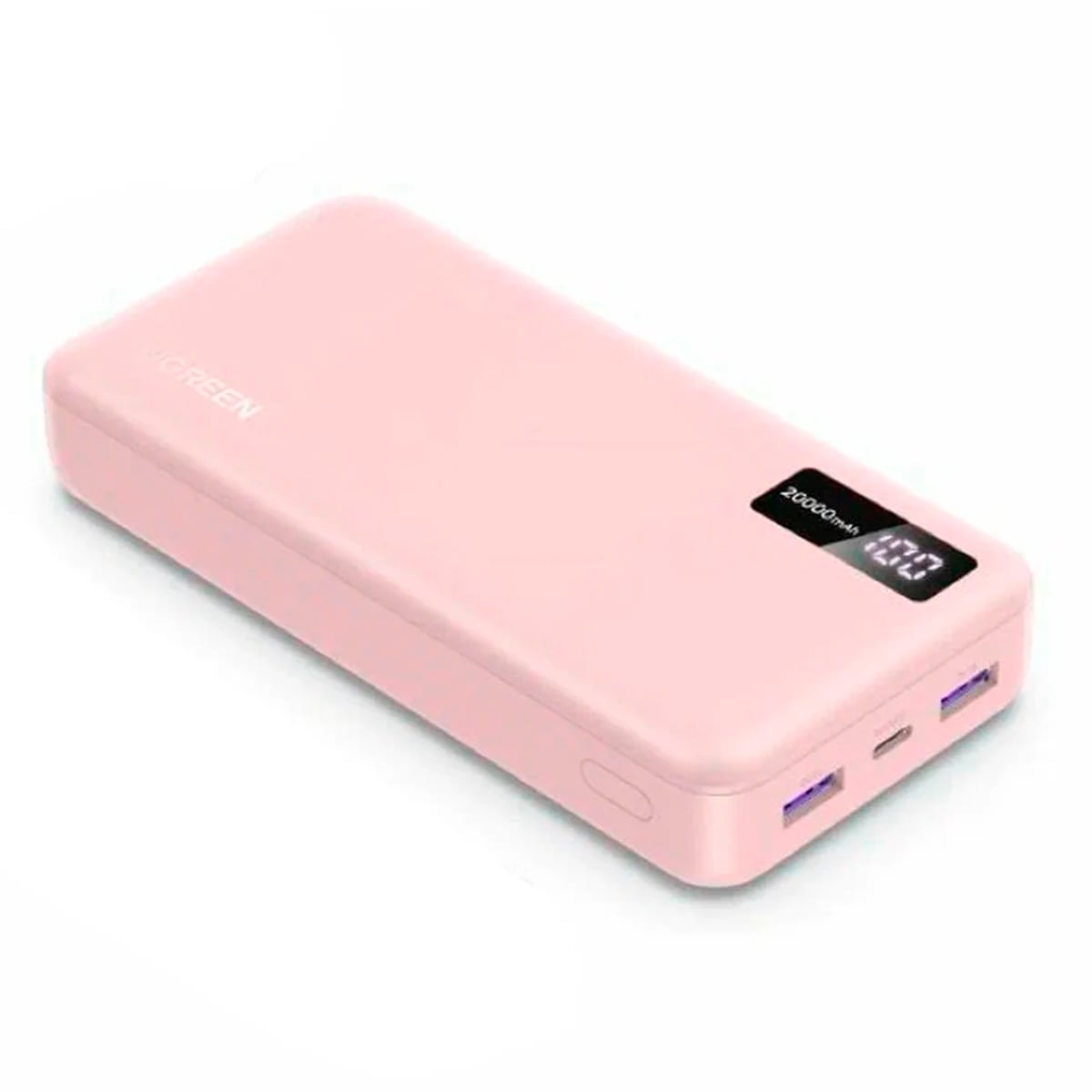 POWER BANK UGREEN 20.000MAH CARGA RAPIDA PORTATIL 20W PB312 ROSA - 2